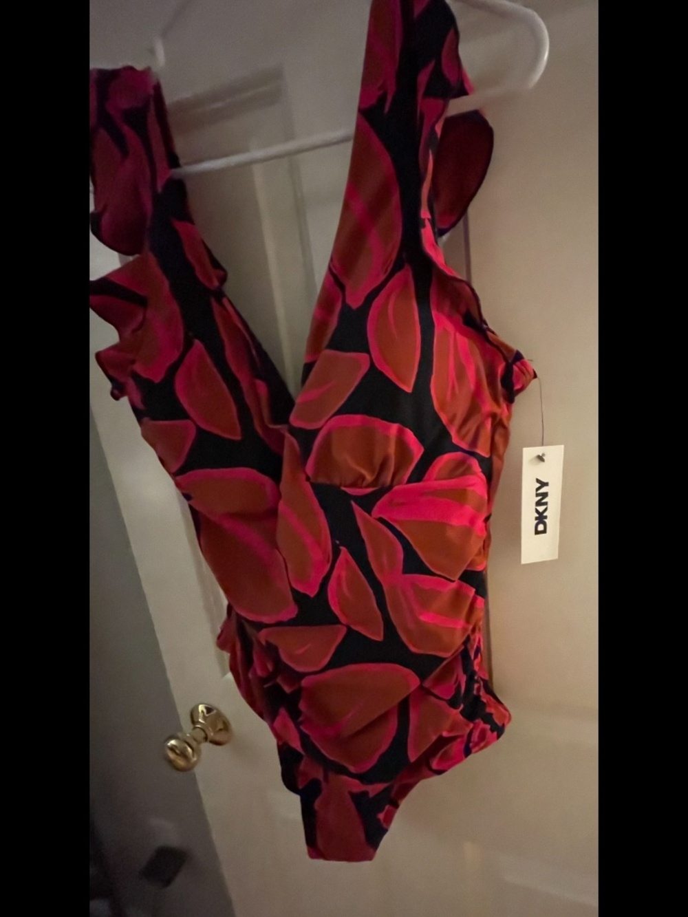 NEW DKNY womens one piece swim suit - Picture 3 of 4